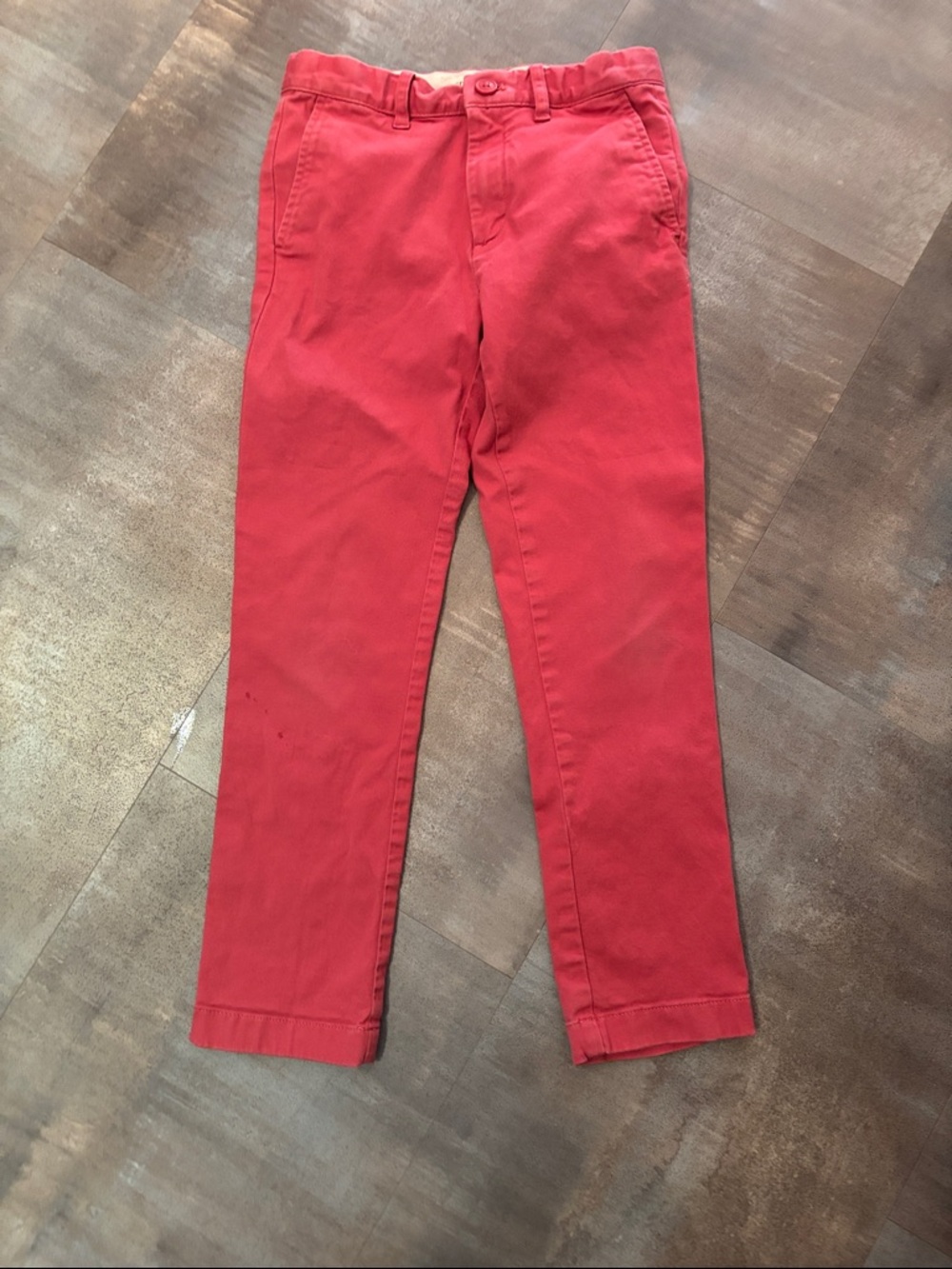 J. Crew Kids Coral-Red Casual Chino Pants Size 8 slim